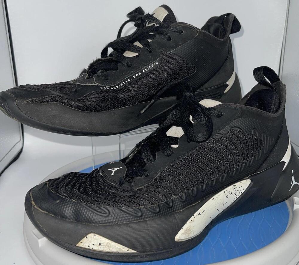 Jordan Luka 1 Shoes Mens Size 9 Black Basketball Low Top Jumpman DQ7689-001